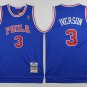 3 Allen Iverson  Stitched Jersey Size S to 3 XL blue