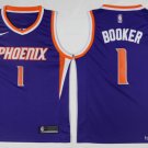 1 Devin Booker  Stitched Jersey Size S to 3 XL blue