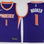 1 Devin Booker  Stitched Jersey Size S to 3 XL blue