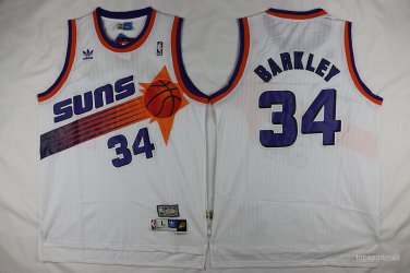 34 Charles Barkley Stitched Jersey Size S to 3 XL white