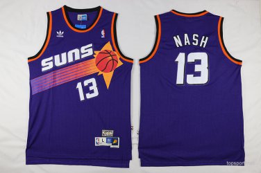 13 Steve Nash Stitched Jersey Size S to 3 XL purple 1
