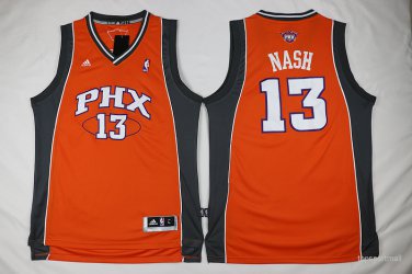 13 Steve Nash Stitched Jersey Size S to 3 XL orange