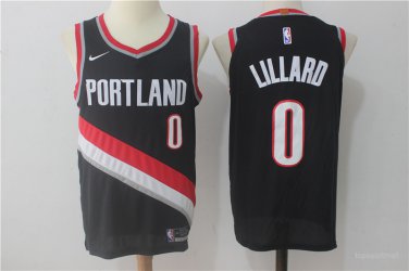 0 Damian Lillard Stitched Jersey Size S to 3 XL black
