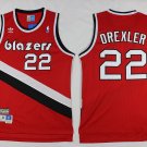22 Clyde Drexler Stitched Jersey Size S to 3 XL red