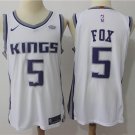 5 De'Aaron  Stitched Jersey Size S to 3 XL white