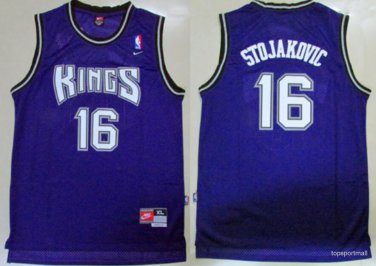 16 peja stojakovic Stitched Jersey Size S to 3 XL blue