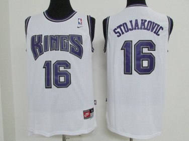 16 peja stojakovic Stitched Jersey Size S to 3 XL white