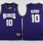 10 Mike Bibby Stitched Jersey Size S to 3 XL blue
