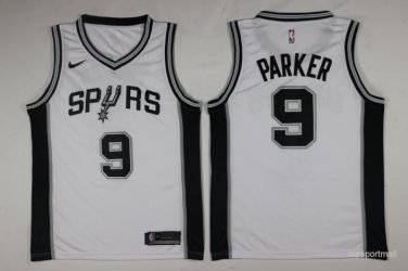 9 Tony Parker  Stitched Jersey Size S to 3 XL white