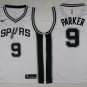 9 Tony Parker  Stitched Jersey Size S to 3 XL white