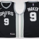 9 Tony Parker  Stitched Jersey Size S to 3 XL black