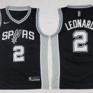 2 Kawhi Leonard  Stitched Jersey Size S to 3 XL black