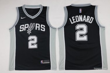 2 Kawhi Leonard  Stitched Jersey Size S to 3 XL black