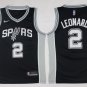 2 Kawhi Leonard  Stitched Jersey Size S to 3 XL black