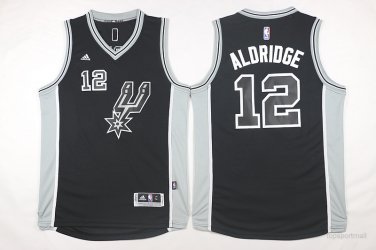 12 LaMarcus Aldridge  Stitched Jersey Size S to 3 XL black