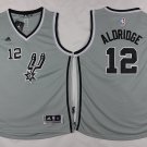 12 LaMarcus Aldridge  Stitched Jersey Size S to 3 XL grey