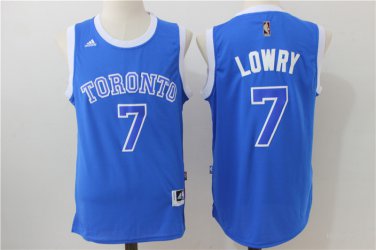 7 Kyle Lowry Stitched Jersey Size S to 3 XL blue