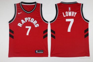 7 Kyle Lowry Stitched Jersey Size S to 3 XL red