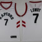 7 Kyle Lowry Stitched Jersey Size S to 3 XL white