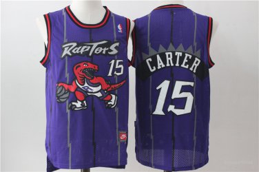 15 Vince Carter  Stitched Jersey Size S to 3 XL purple
