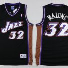 32 Karl Malone  Stitched Jersey Size S to 3 XL black