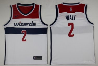 2 John Wall  Stitched Jersey Size S to 3 XL white