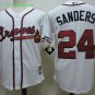 24 Deion Sanders Stitched Jersey Size S to 3 XL white