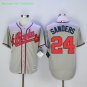 24 Deion Sanders Stitched Jersey Size S to 3 XL grey