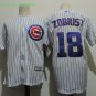 18 Ben Zobrist Stitched Jersey Size S to 3 XL white