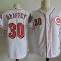 30 Ken Griffey Stitched Jersey Size S to 3 XL white