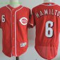 6 Billy Hamilton Stitched Jersey Size S to 3 XL red