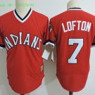 7 Kenny Lofton Stitched Jersey Size S to 3 XL red