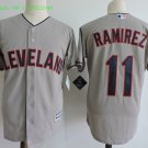 11 Jose Ramirez Stitched Jersey Size S to 3 XL grey
