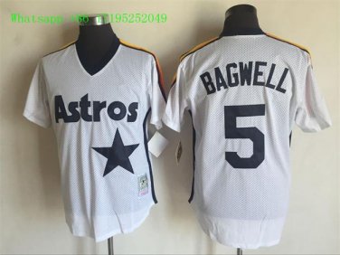 5 Jeff Bagwell&Acirc;&nbsp;Stitched Jersey Size S to 3 XL white