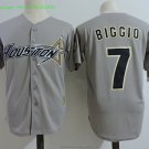 7 Craig Biggio Stitched Jersey Size S to 3 XL grey