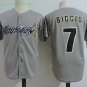 7 Craig Biggio Stitched Jersey Size S to 3 XL grey