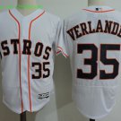 35 Justin Verlander Stitched Jersey Size S to 3 XL white