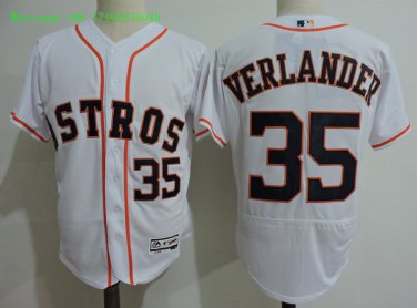 35 Justin Verlander Stitched Jersey Size S to 3 XL white