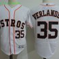 35 Justin Verlander Stitched Jersey Size S to 3 XL white