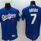 7 Julio Urias Stitched Jersey Size S to 3 XL blue