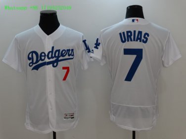 7 Julio Urias Stitched Jersey Size S to 3 XL white
