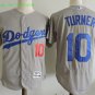 10 Justin Turner Stitched Jersey Size S to 3 XL grey