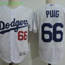 66 Yasiel Puig Stitched Jersey Size S to 3 XL white