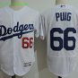 66 Yasiel Puig Stitched Jersey Size S to 3 XL white