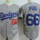 66 Yasiel Puig Stitched Jersey Size S to 3 XL grey
