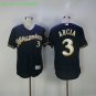 3 Orlando Arcia Stitched Jersey Size S to 3 XL black