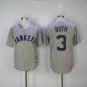 3 babe ruth Stitched Jersey Size S to 3 XL grey