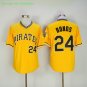 24 Barry Bonds Stitched Jersey Size S to 3 XL yellow