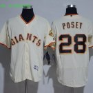 28 Buster Posey Stitched Jersey Size S to 3 XL white