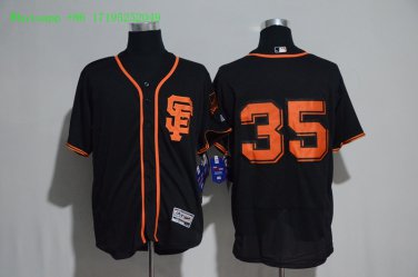 35 Brandon Crawford Stitched Jersey Size S to 3 XL black